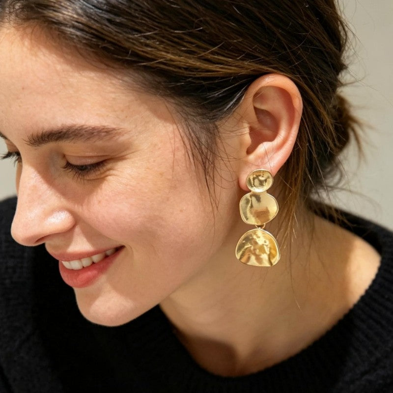Geo Drop Earrings