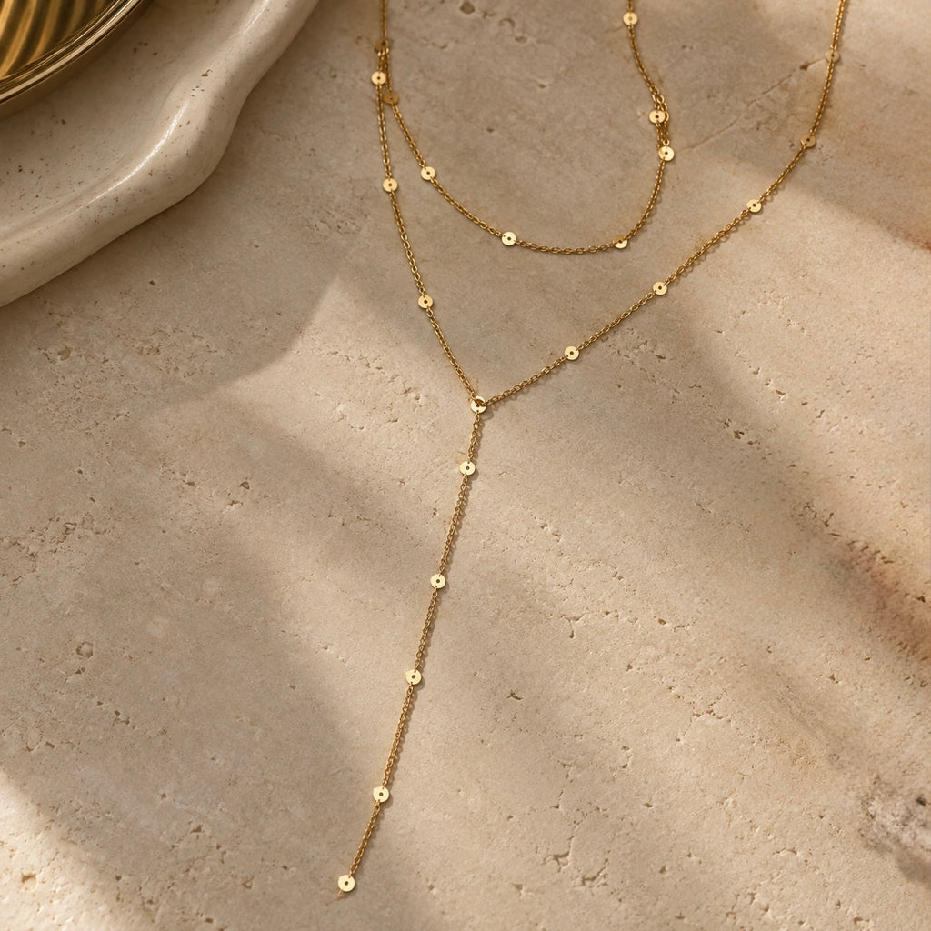 Celeste Y-Drop Necklace
