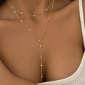 Celeste Y-Drop Necklace