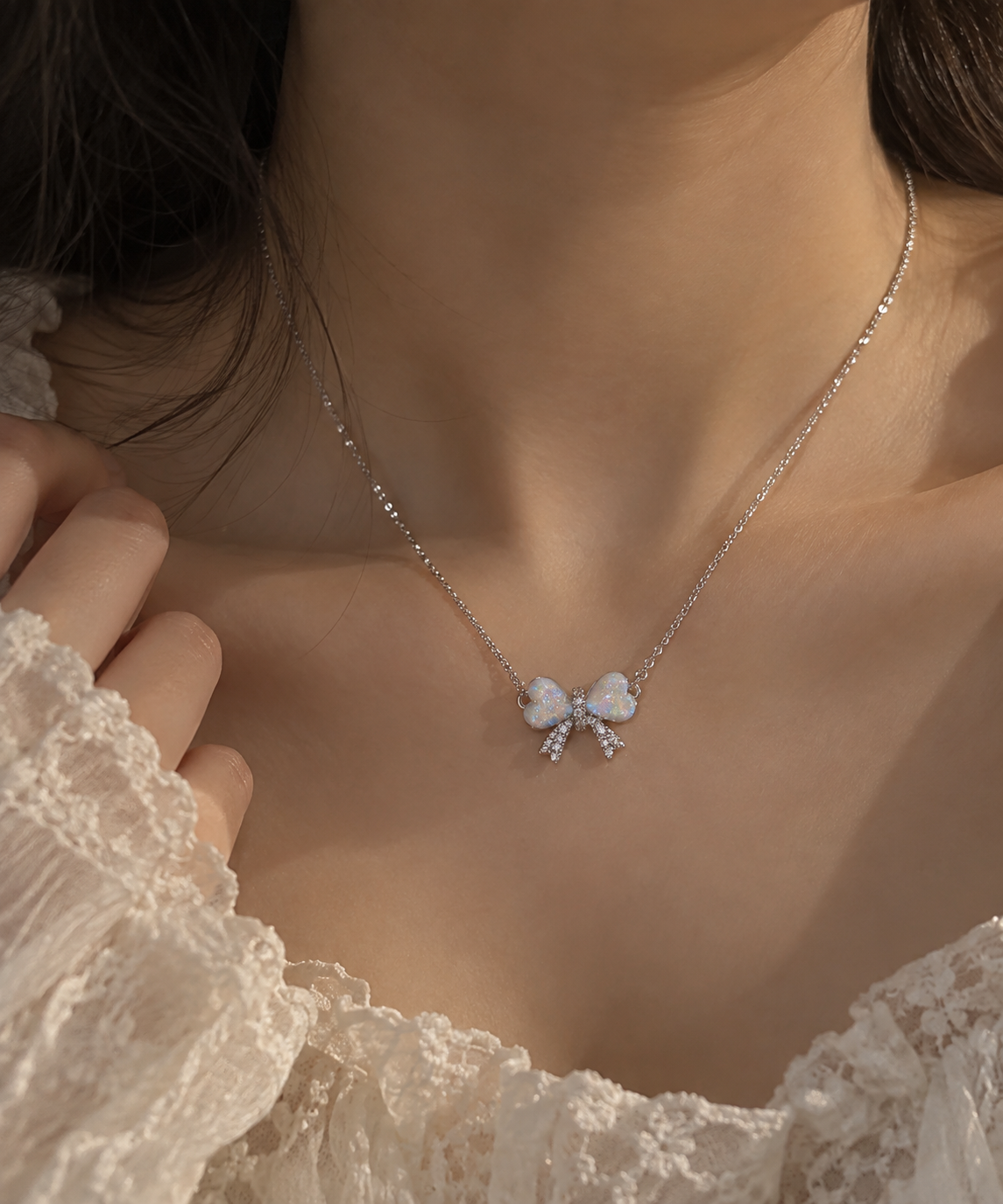 Celeste Bow Necklace