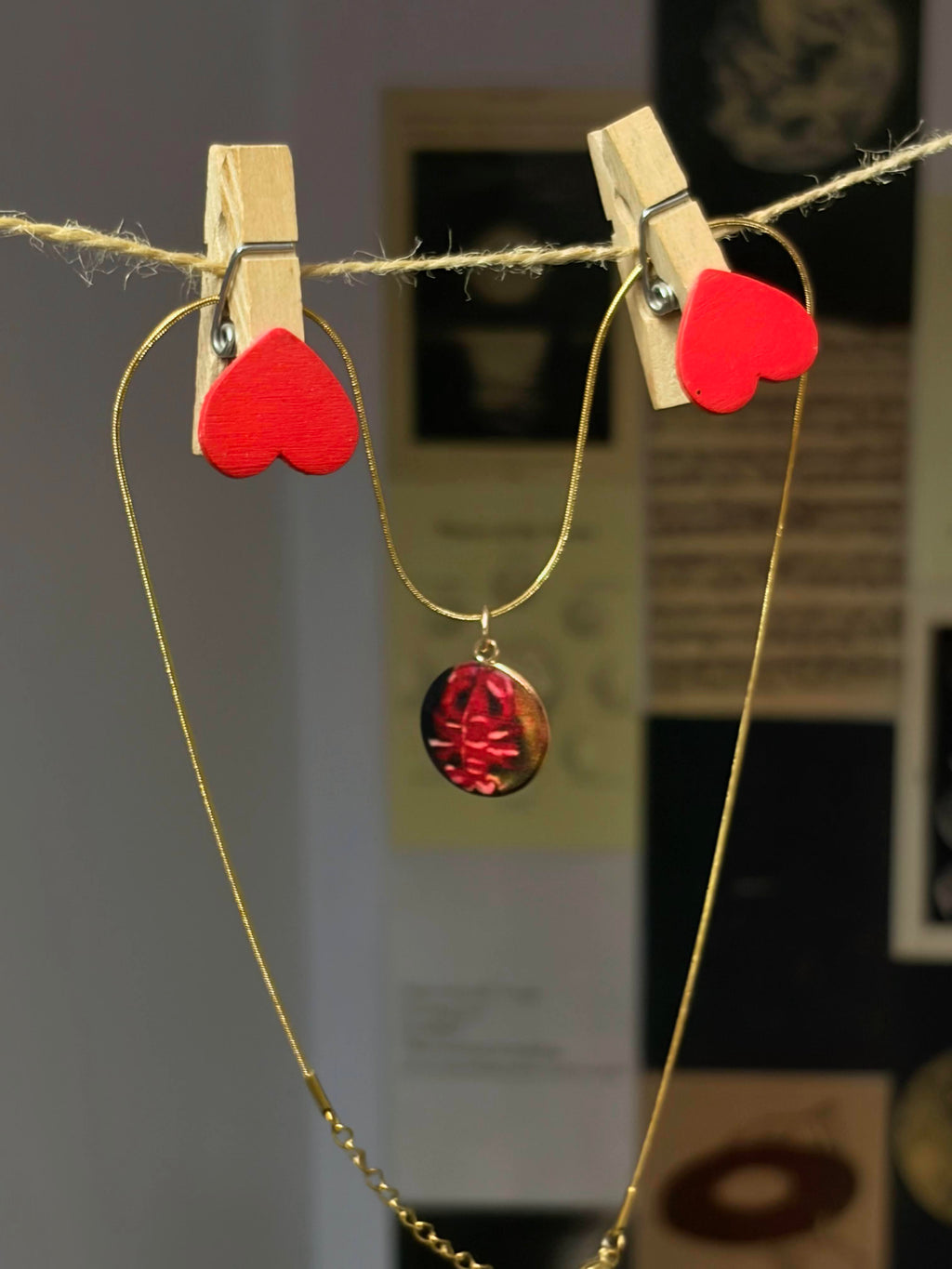 Crimson Crab Pendant