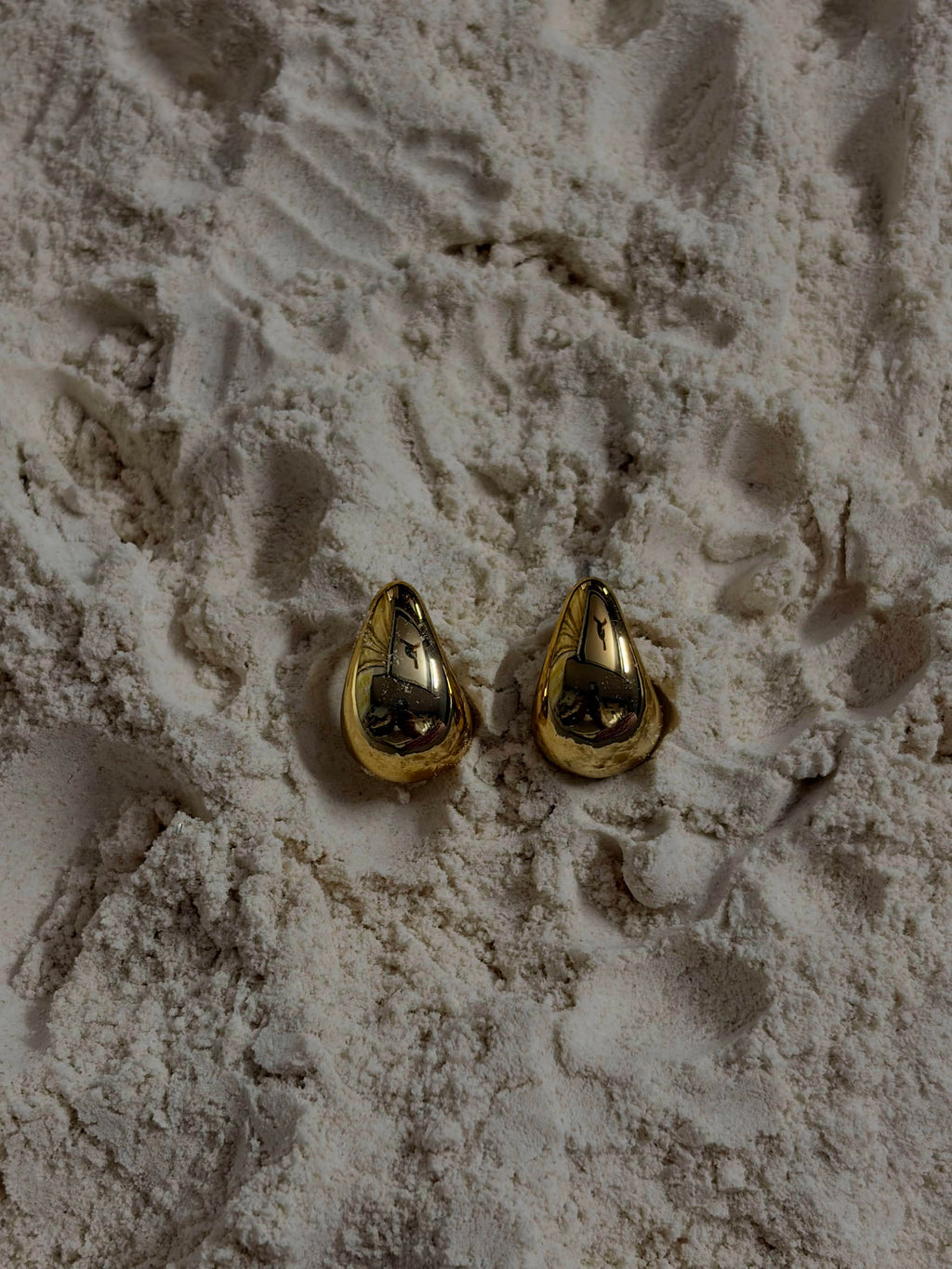Golden-Tone Waterdrop Earrings
