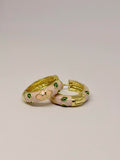 Lilac Bloom Hoops