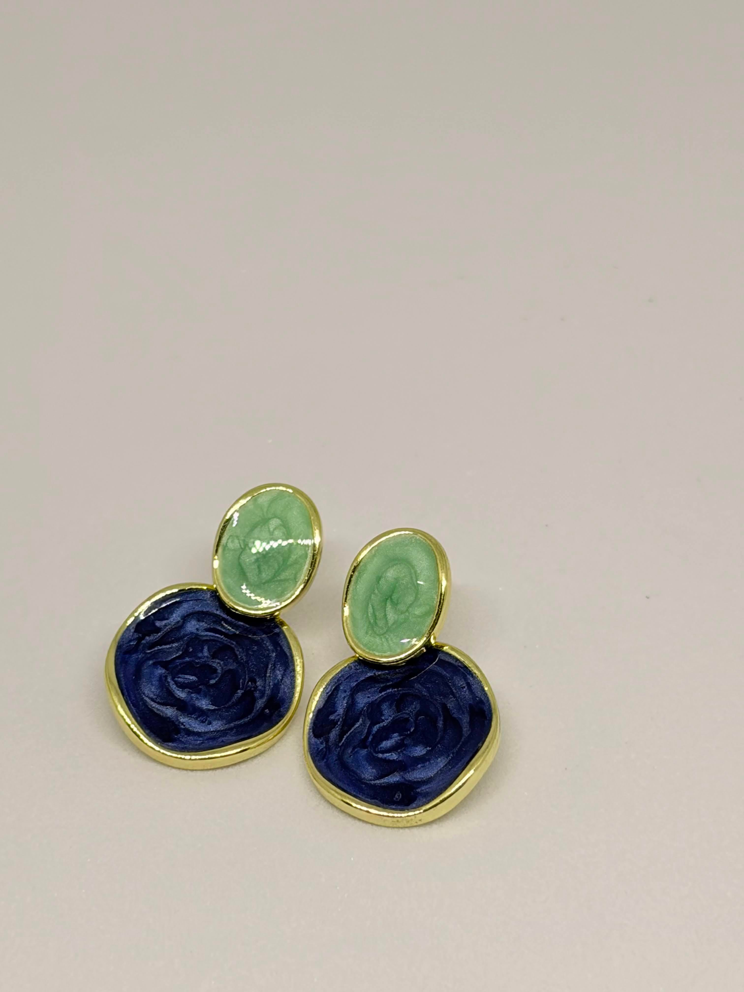 Azure Sculpt Earrings
