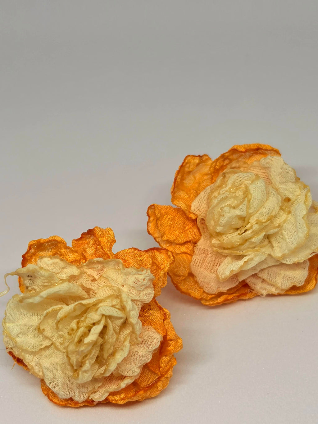 Flower Fabric Studs