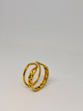 Golden Sculpt Ring