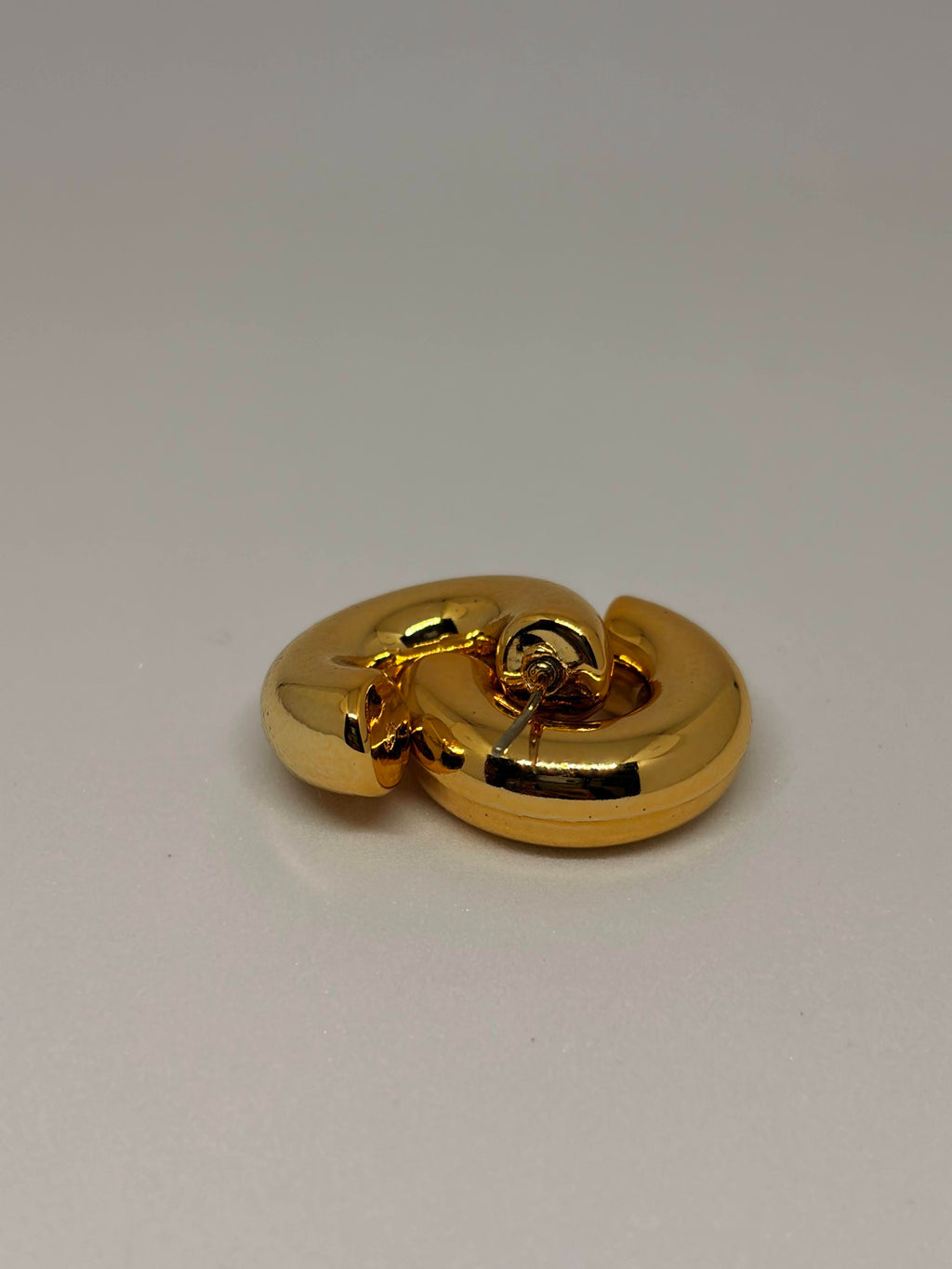 Golden Twist Hoops
