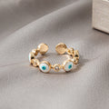 Evil Eye Halo Ring
