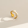 Pearl Orbit Open Ring
