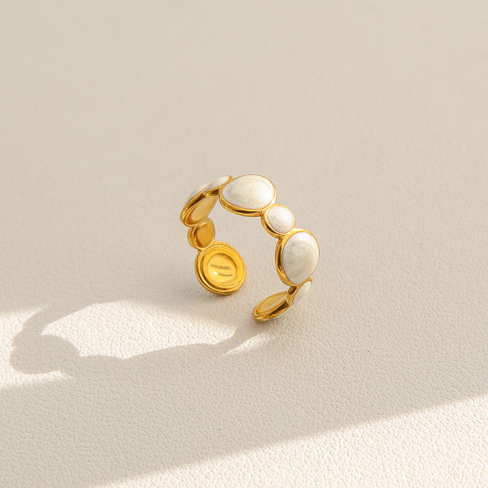 Pearl Orbit Open Ring