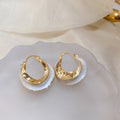 Pearl Halo Hoop Earrings
