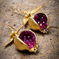 Pomegranate Bloom Earrings