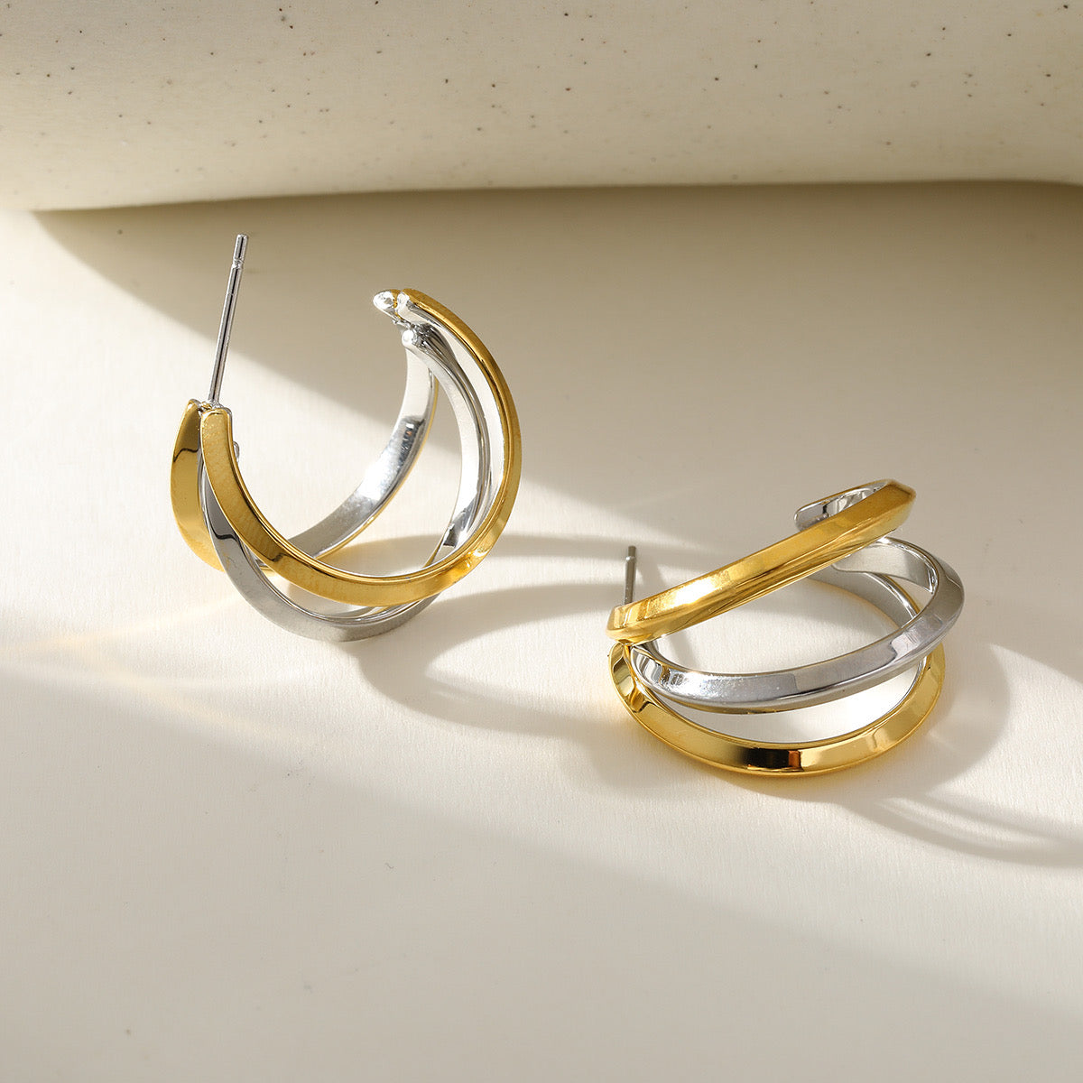 Dual-Tone Interlace Hoops