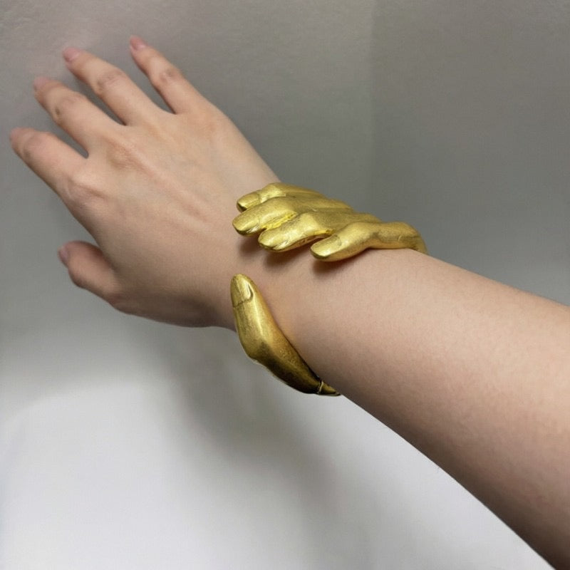The Golden Embrace Hand Cuff