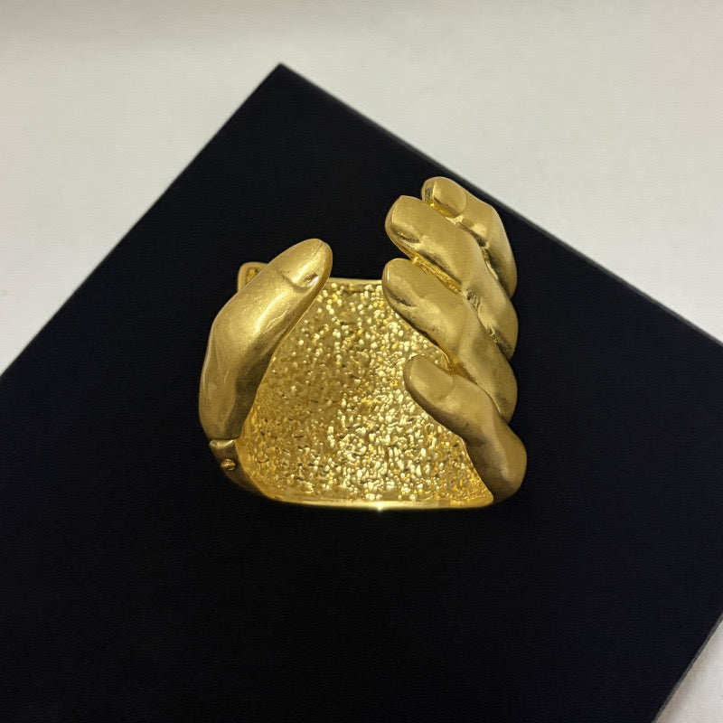 The Golden Embrace Hand Cuff